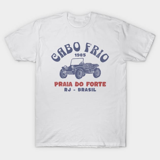 Cabo frio praia do forte vintage retro anos 80 bugre T-Shirt by SpaceWiz95